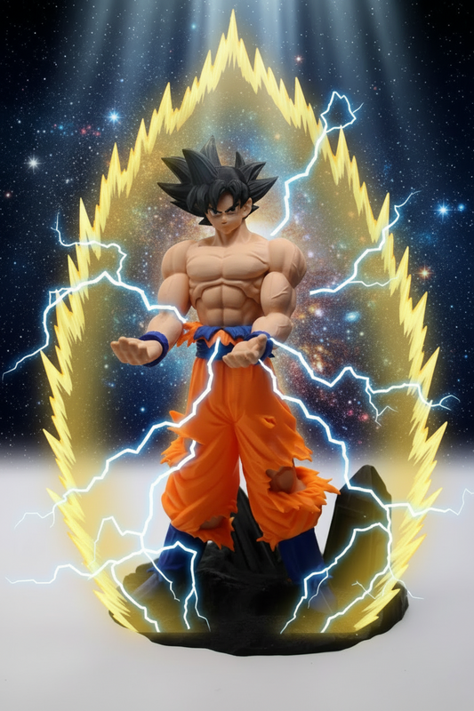 Goku Battle Damaged Warrior Controller Stand – Full Statue Edition