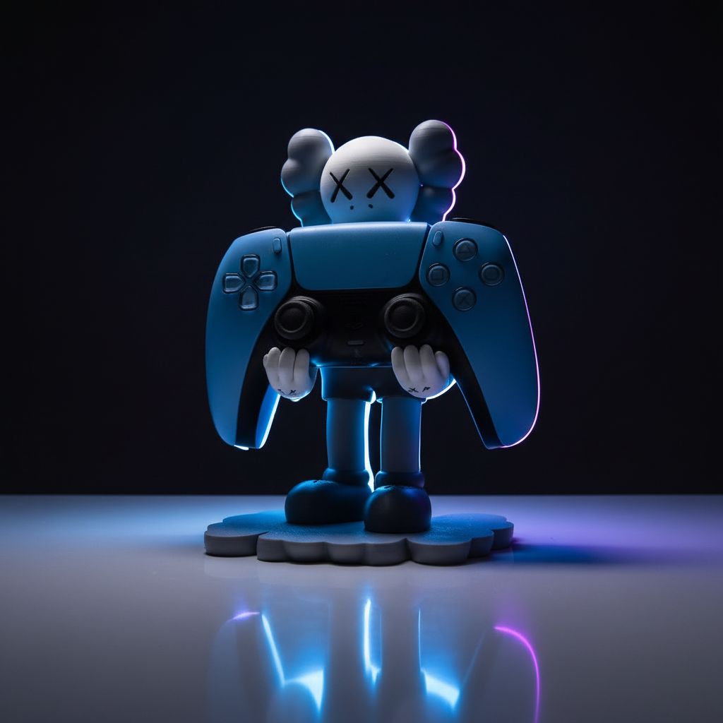 KAWS Companion Style Controller Stand – Street Art Edition