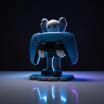 KAWS Companion Style Controller Stand – Street Art Edition