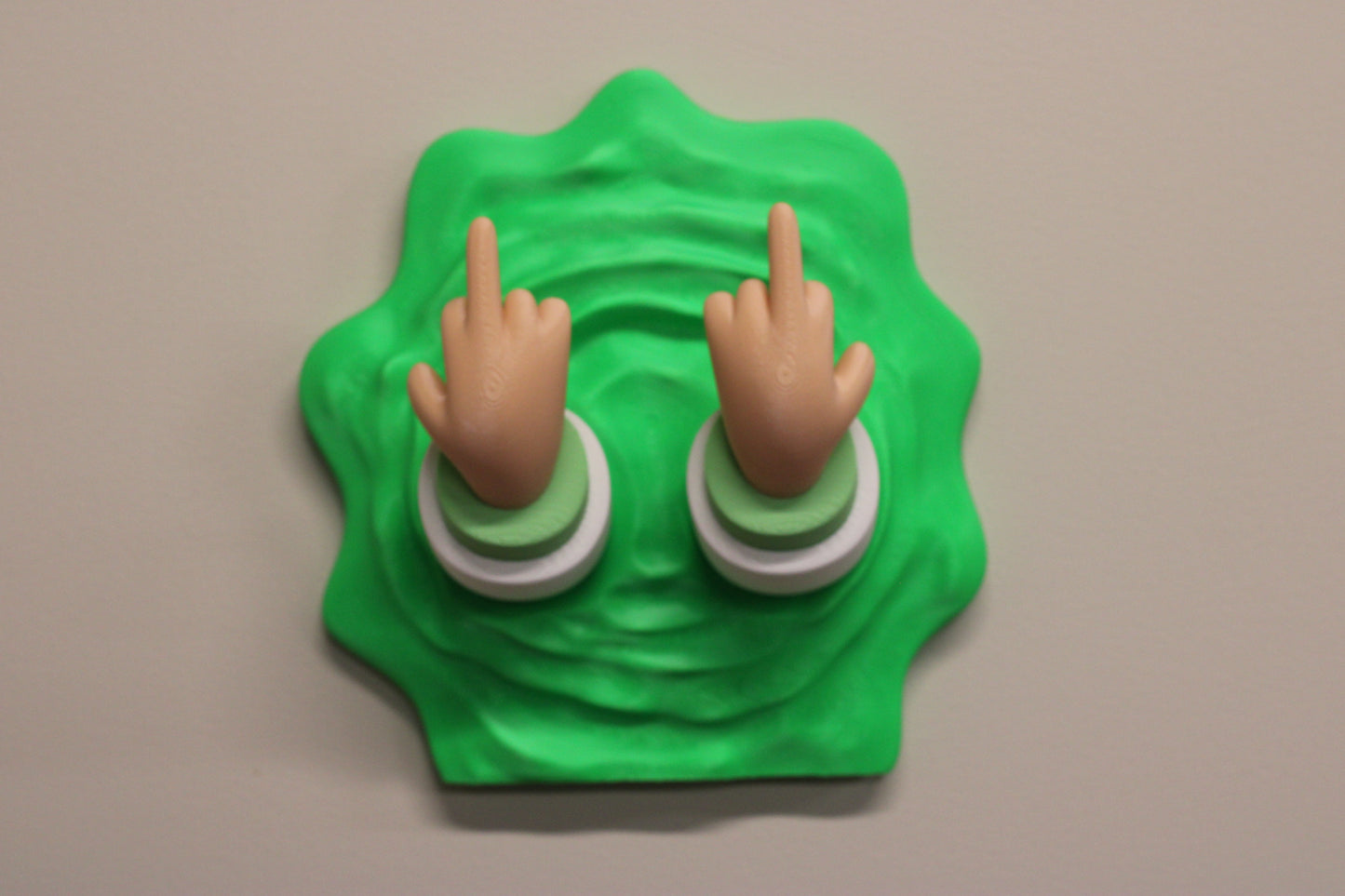Rick & Morty Inspired Headphone Wall Mount – Novelty Headphone Holder
