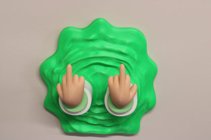 Rick & Morty Inspired Headphone Wall Mount – Novelty Headphone Holder