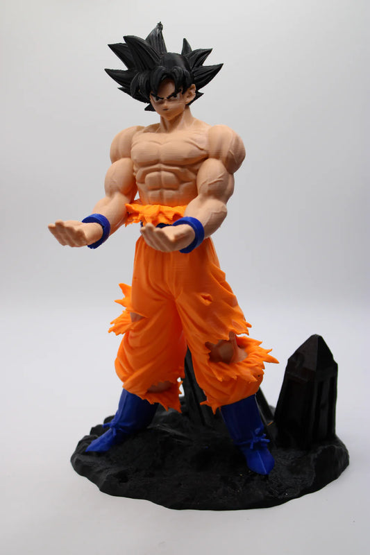 Goku Battle Damaged Warrior Controller Stand – Full Statue Edition