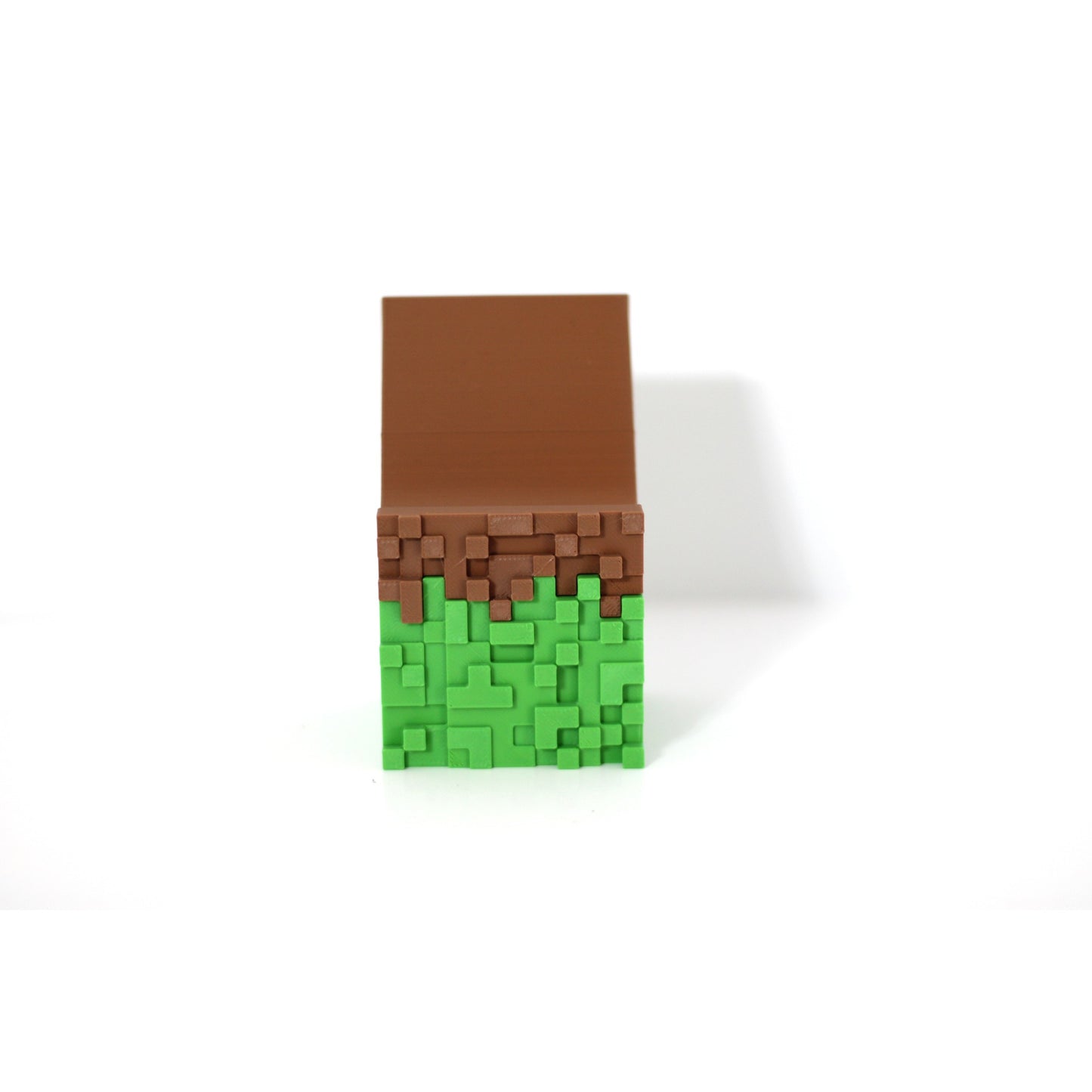 Pixel Grass Block Controller Holder — Cube Display Stand