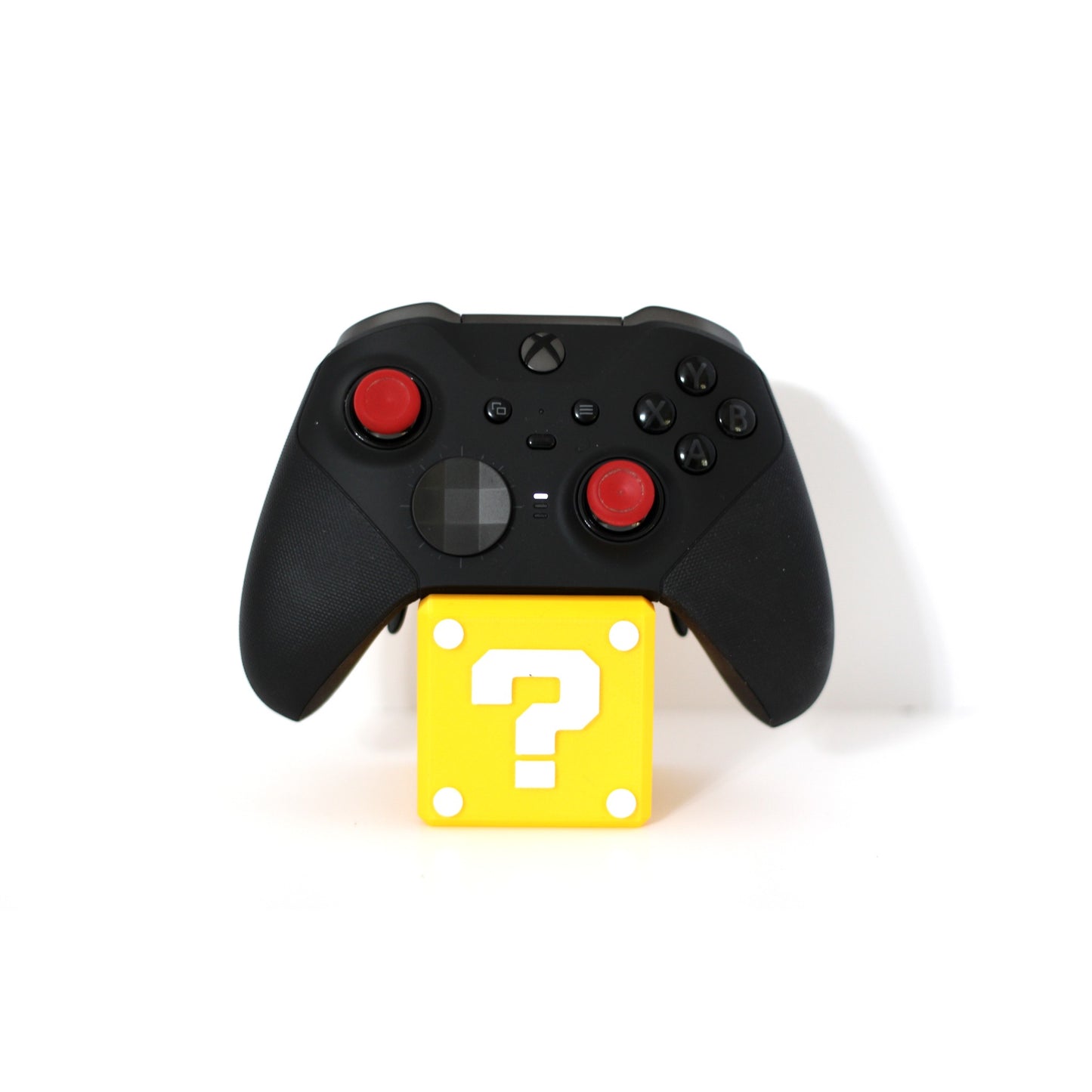 Mystery Question Block Controller Holder — Cube Display Stand