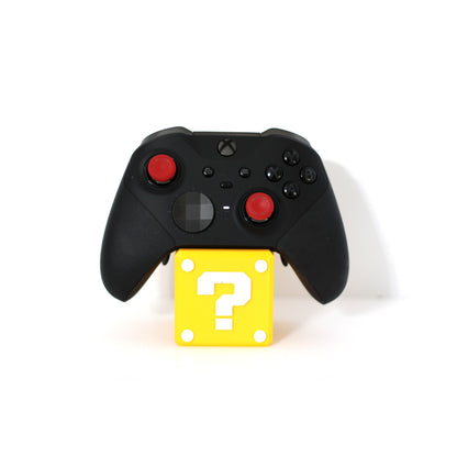 Mystery Question Block Controller Holder — Cube Display Stand