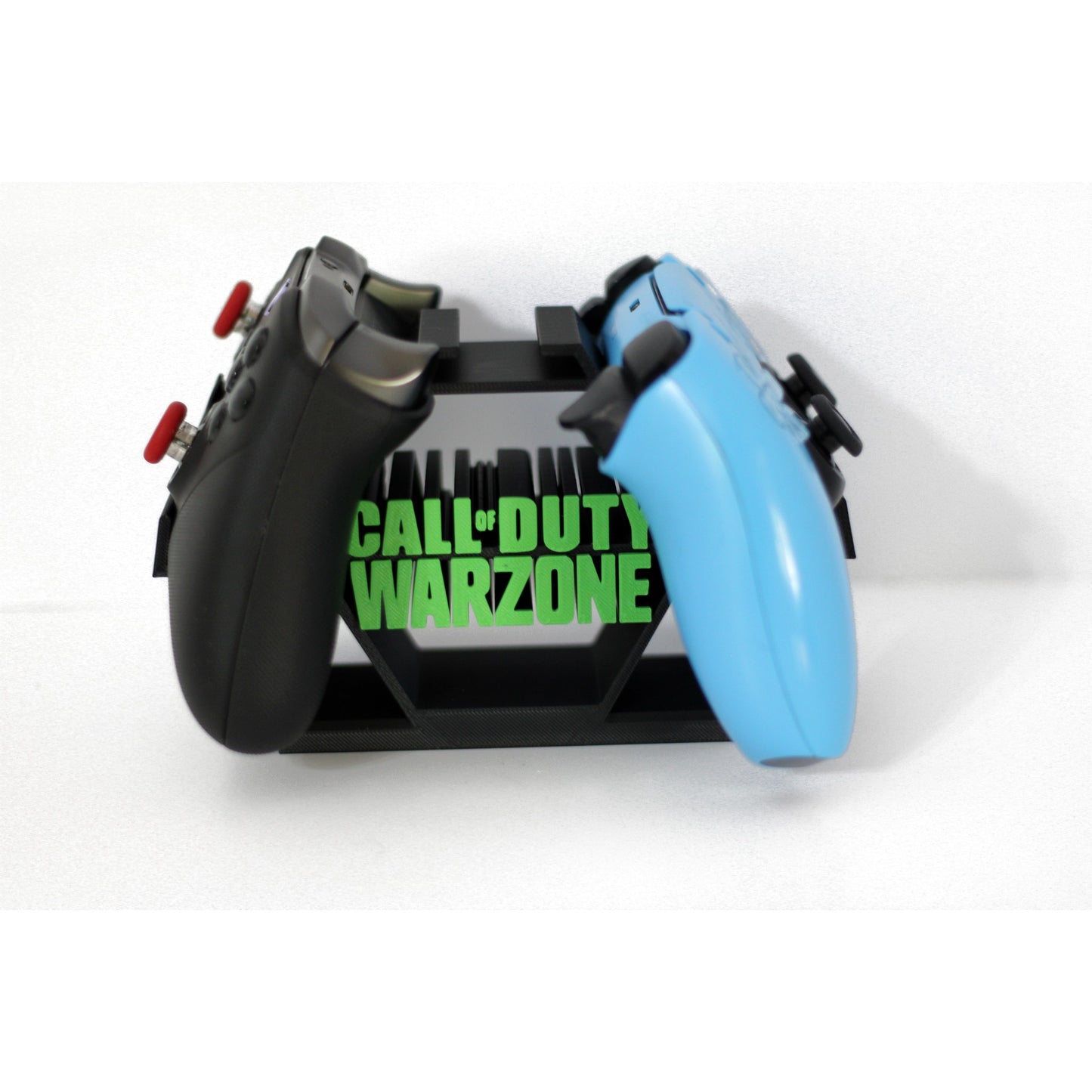 Warzone-Inspired Dual Controller Stand — Holds 2 Controllers | PS5, Xbox & More