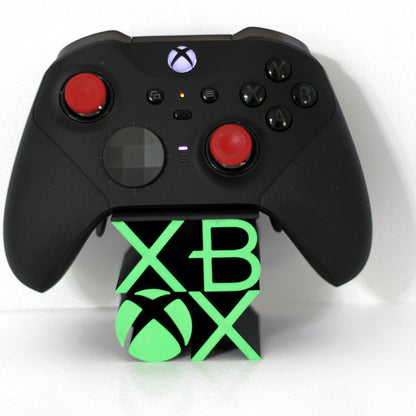 Xbox-Inspired Controller Stand — Single Holder with Green Logo | Series X/S & One