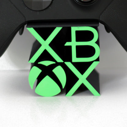 Xbox-Inspired Controller Stand — Single Holder with Green Logo | Series X/S & One